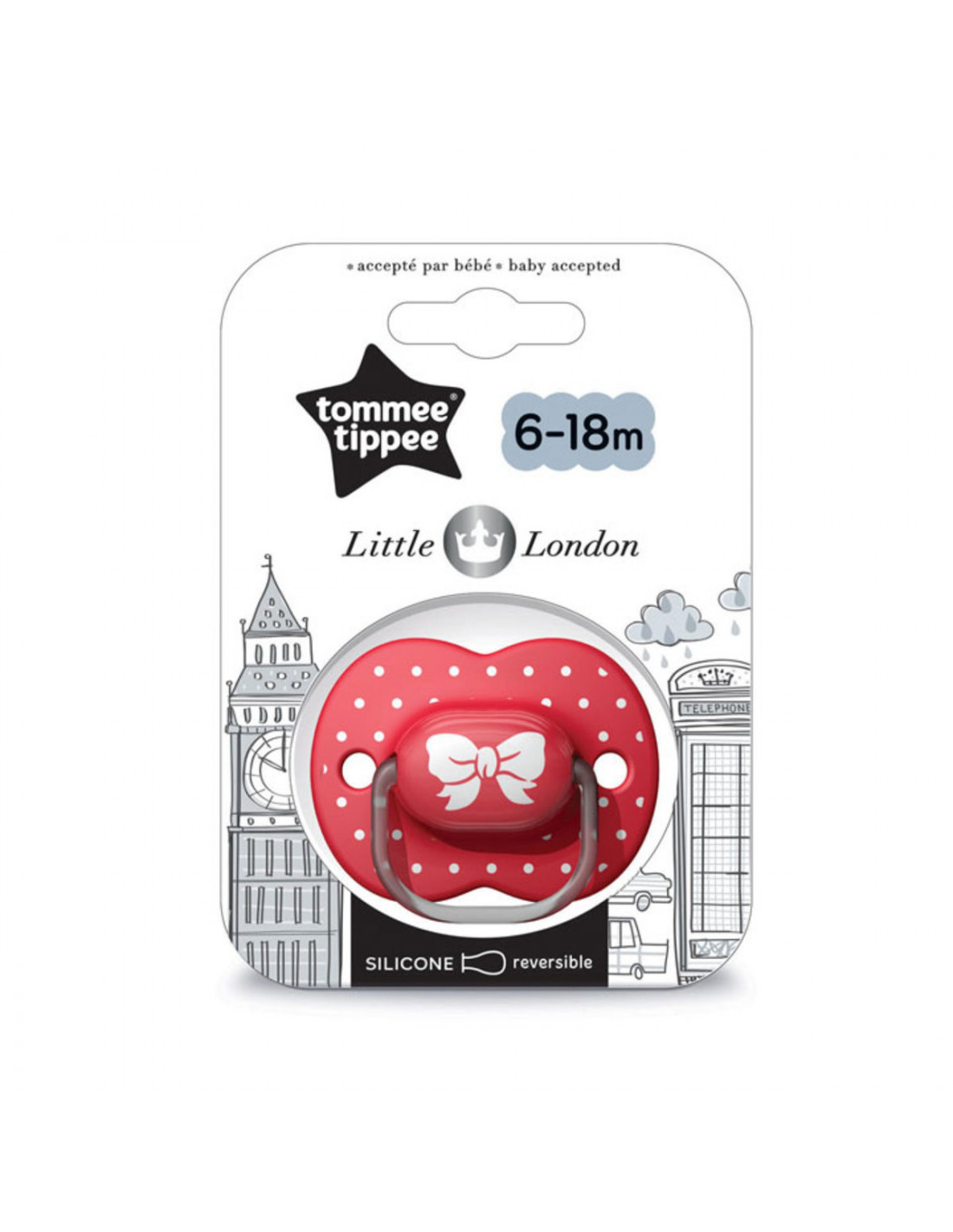 Tommee Tippee sucette Little London 6-18 m Fille