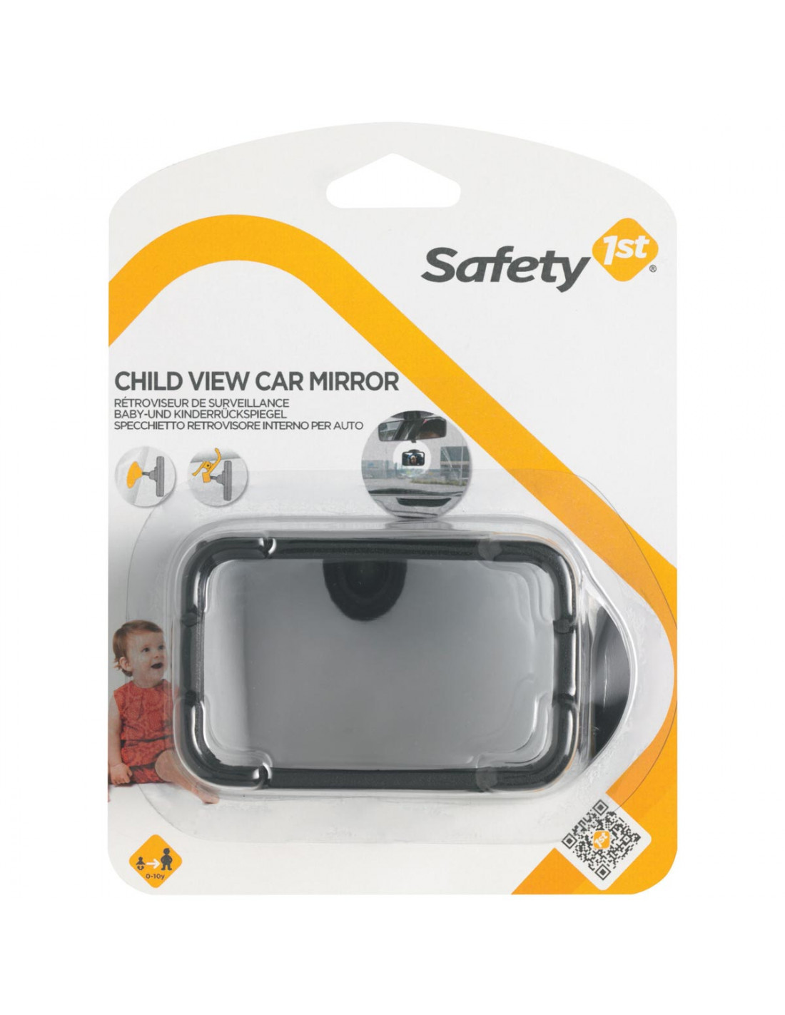 Miroir de surveillance arrière pour siège bébé SAFETYBABY - Équipement auto