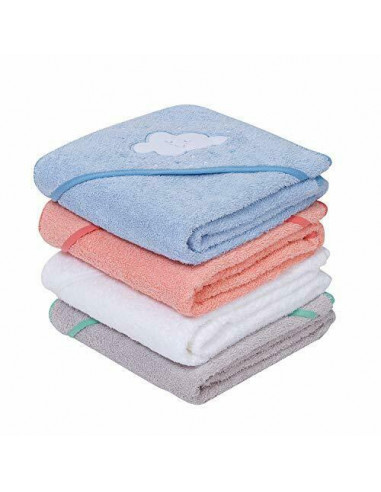 Cape De Bain Bebe Tablier Bleu Clevamama