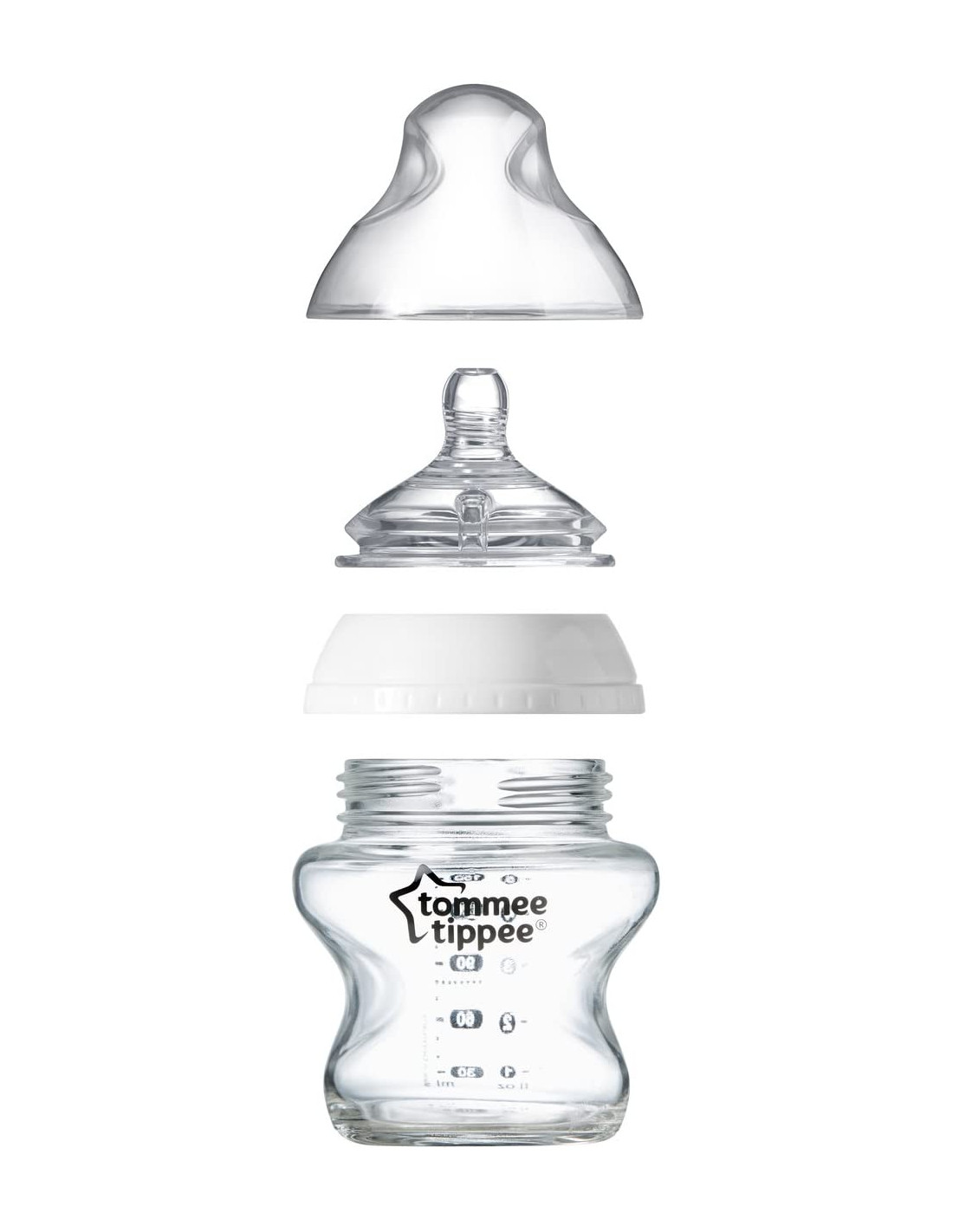 Tommee Tippee Biberon en verre +0m chez bébé concept