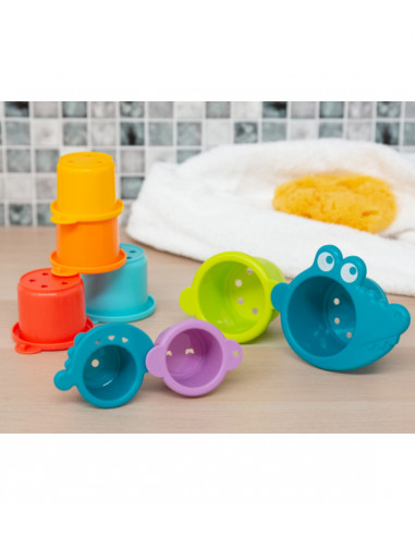 Jouets de bain gigognes - 8 pièces - Kiokids